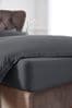 Grey Collection Luxe 600 Thread Count 100% Cotton Sateen Extra Deep Fitted Sheet, Extra Deep Fitted