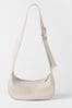 Cream Mint Velvet Leather Cross-Body Bag