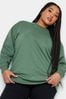 Yours Curve Green Sweatshirt