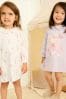 Pink/Cream Fairy Nighties 2 Pack (2-12yrs)