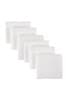 Mother&Baby Set of 6 White White Cotton Muslin Squares