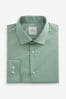 Aqua Green Regular Fit Easy Care Single Cuff Shirt, Regular Fit