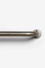 Brushed Silver Next Ultimate Extendable Room Darkening Curtain Pole