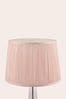 Laura Ashley Blush Pink Hemsley Pleated Silk Empire Easyfit Lamp Shade