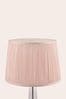 Blush Pink Laura Ashley Hemsley Pleated Silk Empire Easyfit Lamp Shade