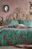 furn. Vintage Chinoiserie Floral Exotic Duvet Cover and Pillowcase Set