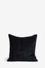 Black 59 x 59cm Soft Velour Cushion