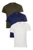 Calvin Klein Golf Green, Blue and White T-Shirts 3-Pack