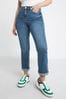Simply Be Mid Blue 24/7 Straight Leg Jeans