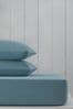 Blue Slate Cotton Rich Fitted Sheet, Fitted