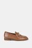 Brown Novo Elio Faux Croc Flat Loafers, Regular Fit