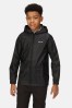Regatta Black Kids Stormbreak Waterproof Puddle Jacket