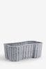 Grey Bone Shaped Pet Storage Basket