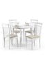 Julian Bowen Coast Dining Table and 4 Chairs Set