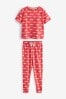 Red Mr Fox Scion At Next Cotton Pyjamas, Petite