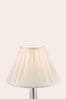 Laura Ashley White Fenn Silk Empire Easyfit Lamp Shade