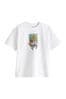 White grafitti backprint Relaxed Fit Short Sleeve Graphic T-Shirt (3-16yrs)