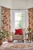 Laura Ashley Cranberry Red Gosford Lined Lined Pencil Pleat Curtains