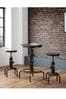 Julian Bowen Brown Rockport Pipework Bar Table