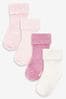 Rosa - Baby Socken mit Umschlag, 4er-Pack (0 Monate bis 2 Jahre)