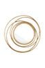 Allende Satin Gold Mirror by Gallery Direct