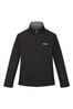 Regatta Black Cera V Full Zip Softshell Jacket