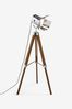 Natural Henley Wood Tripod Floor Lamp