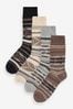 Neutral Pattern Heavyweight Socks