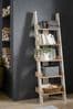 Cream Malvern Oak Effect Narrow Ladder Shelf