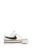 Nike White/Black Infant Court Legacy Trainers