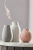 Pink Set of 3 Mini Ceramic Vases