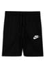 Black Nike Club Jersey Shorts