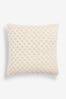 Light Natural Finn Geometric Textured Cushion