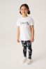 Baker by Ted Baker Navy Graphic T-Shirt and Legging Set