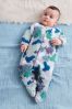 Blue Star Baby Fleece Sleepsuit