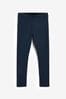 Navy Blue Long Length Leggings (3-16yrs), Long Length