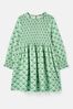 Joules Gracie Long Sleeve Shirred Dress