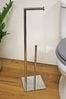 Showerdrape Stamford Freestanding Toilet Roll and Spare Paper Holder