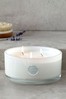 White Country Luxe Spa Retreat Lavender & Geranium Scented Candle, 3 Wick