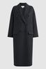 Reiss Layah Zweireihiger Mantel aus Wollmix in Relaxed Fit, Kurzgröße