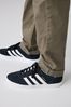 adidas Originals Black/White Junior Gazelle Trainers