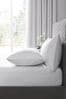 White Easy Care Polycotton Fitted Sheet, Fitted