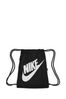 Nike Black Heritage Drawstring Bag