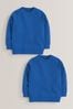 Blue 2 Pack Crew Neck School Sweater (3-17yrs), 2 Pack