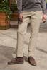 Stone Slim Smart Textured Chino Trousers, Slim Fit