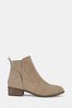 Novo Natural Wide Fit Dacre Flat Ankle Chelsea Boots