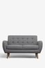 Soft Marl Dark Grey Hyett Compact 2 Seater 'Sofa In A Box'