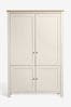 Cream Malvern Oak Effect Large Hideaway Desk, Large
