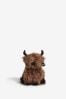 Brown Hamish The Highland Cow Faux Fur Doorstop