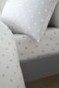 Catherine Lansfield Dotty Brushed Cotton Fitted Sheet